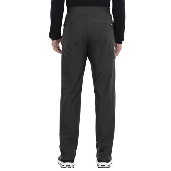 Cherokee Workwear Scrubs Men's XLT Tall Tapered Leg Pull Pant Olive Green CK185T - Picture 3 of 4